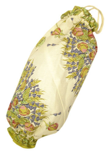 Plastic bags stocker bag (Lavender & roses. raw) - Click Image to Close